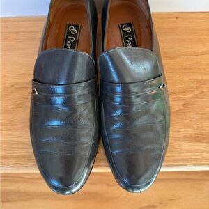 Men's Gray Leather Loafers
